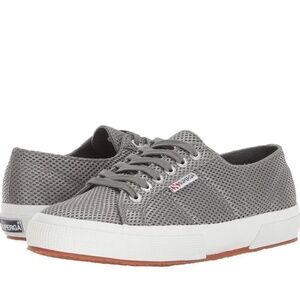 Superga Shoes 2750 Metallic Grey Silver Cotu Classic Sneakers 6.5